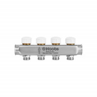 Коллектор Hoobs из нержавеющей стали с термостатическими клапанами 1 x 3/4 5 выходов HB-INCTO-711505