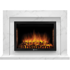 Портал Firelight Simple 25 белый мрамор
