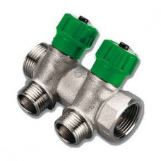 Коллектор Tiemme RUBINO 1 НР/ВР 2 выхода 1/2x16 Eurocone 1840007