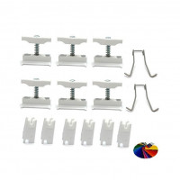 Комплект крепежа Kermi Set CVD 6xBH+CVD0 L=21-40 EL 774609RAL7016 RAL 7016