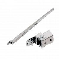 Опора телескопическая Ferrum L=1000-1800 мм сталь 430/1,5 00-00000596