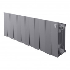 Радиатор биметаллический Royal Thermo PianoForte 200 Серебристый 12 секций боковое подключение НС-1682310