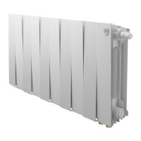 Радиатор биметаллический Royal Thermo PianoForte 300 Bianco Traffico 10 секций нижнее подключение НС-1506345 RAL 9016