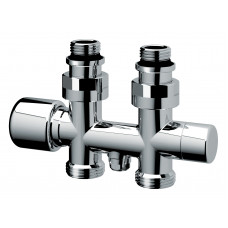 Узел нижнего подключения прямой FAR 3/4 EU - 1/2 HP серебристый FL 0268 3412