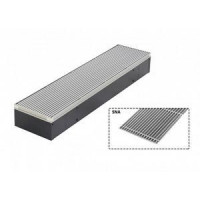Конвектор внутрипольный JagaRus Mini Canal с решеткой SNA 110x1100x340 мм MICL0.01111034/SNA/JR