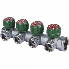 Коллектор регулирующий STOUT 3/4, 4 отвода 3/4 ЕК (SMB-6850-343404)
