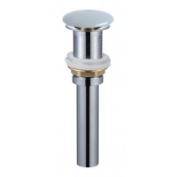 AQM7002-0MFG Донный клапан PushOpen, без перелива, керамическая накладка, Светло-серый матовый AQM7002-0MFG