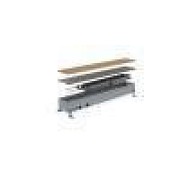 Внутрипольный конвектор Jaga Clima Canal Metal H8 L108 T18 решетка BNA RAL 7006 CLCM0.00810818.RAL7006_E/BNA/SP