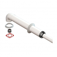 Горизонтальный коаксиальный дымоход Viessmann 80/125 мм 7006721458