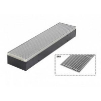 Конвектор внутрипольный JagaRus Mini Canal с решеткой SNA 90x1700x180 мм MICL0.00917018/SNA/JR