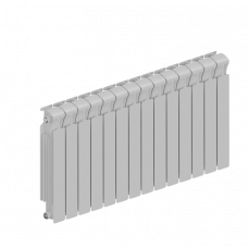 Радиатор биметаллический RIFAR MONOLIT 500 14 секций MN-500-14 RAL 9016 Радиатор биметаллический RIFAR MONOLIT 500 14 секций MN-500-14 RAL 9016