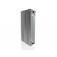Радиатор биметаллический Royal Thermo PianoForte 500 Silver Satin 4 секции НС-1176338