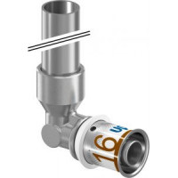 Угольник для подключения радиатора Uponor S-Press PLUS 16-15CU L=150 мм 1070650