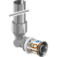 Угольник для подключения радиатора Uponor S-Press PLUS 16-15CU L=150 мм 1070650