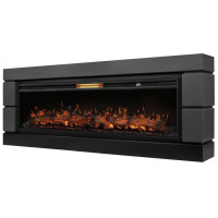Каминокомплект: Очаг Royal Thermo Aurora RTFP/P-AR60LS, портал Moderno 60, графит