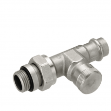 Клапан запорный радиаторный Danfoss RLV-15 Press прямой Ду 15 003L1824