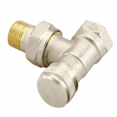 Клапан запорный радиаторный Danfoss угловой Ду 15 003L0133