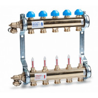 Коллекторная группа WATTS HKV/T (TYP 513) латунная с расходомерами 2 контура 10004194
