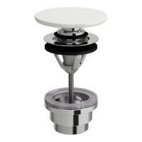 Laufen Донный клапан клик-клак для раковины SaphirKeramik, цвет: белый. 8.9819.2.000.000.1
