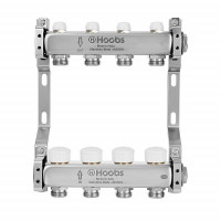 Комплект коллекторов Hoobs из нержавеющей стали с термостатическими клапанами 1 x 3/4 5 выходов HB-INCTK-805505