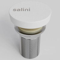 Salini D504 Донный клапан для раковины UpDown, S-Sense, цвет: белый глянцевый. 16222WG
