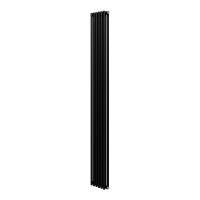 Стальной трубчатый радиатор Royal Thermo Shift R22 C2180 6 секций боковое подключение RAL 9005m НС-1631303