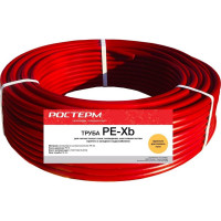 Труба из сшитого полиэтилена РОСТерм PEX-b 16x2.0 мм для теплого пола бухта 50 м 11201620050