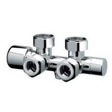 Узел нижнего подключения угловой FAR M24x19 - 3/4 BP серебристый FL 0262 C12