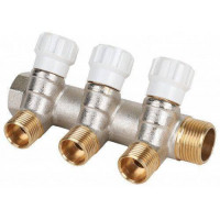Коллектор Hogart Premium 3/4x1/2 EK 3 выхода с регулирующими вентилями MM4030504