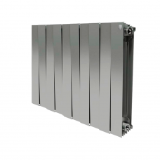 Радиатор биметаллический Royal Thermo PianoForte 500 Silver Satin 10 секций RTPFSS50010
