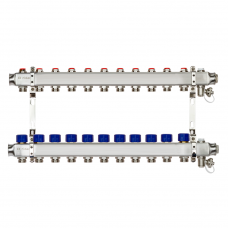 Комплект коллекторов Ридан SSM-11R set 11 контуров с кронштейнами 088U0981R