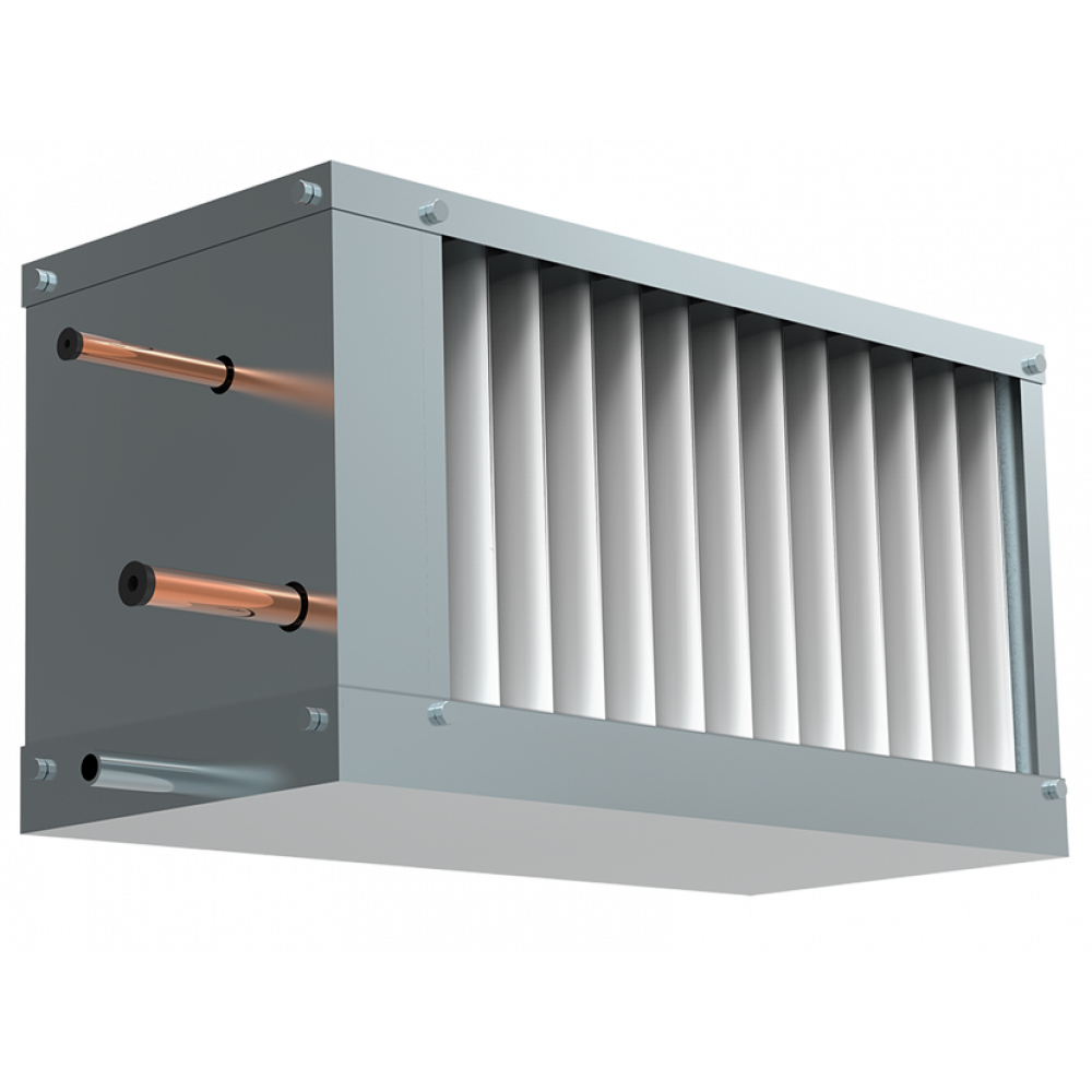 Фреоновый охладитель для прямоугольных каналов WHR-R 1000*500-3