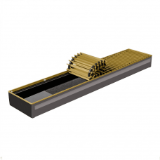Внутрипольный конвектор КЗТО Бриз 200х80х3400 U RAL 1019 М