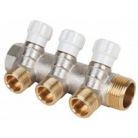 Коллектор Hogart Premium 3 выхода 1 x 3/4 EK с регулирующими вентилями MM4030605