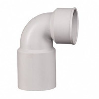 Отвод, Ostendorf, Skolan Safe, SKSW, 90°, 50/40, для сифона, PP-MD, цвет-RAL 7035 светло-серый