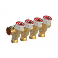 Модульный коллектор Giacomini 1x16/3 с отсекающим клапаном R585CY043