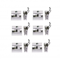 Комплект крепления Zehnder Set CVD (6xBH+CVD1) RAL 9017 matt/9217 774619RAL9017matt/9217