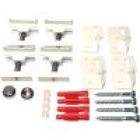 Монтажный набор Purmo Delta 4 точки крепления RAL 8016 mat/E AZ13DZ952233100R8016_mat/E
