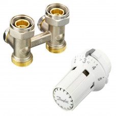 Комплект терморегулятора Danfoss RLV-KS/RAW-K прямой 013G2149