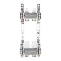 Коллекторный блок Kromwell 1x3/4 EK 2 выхода с термостатическими вставками KW.SM6500625