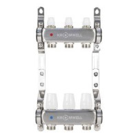 Коллекторный блок Kromwell 1x3/4 EK 3 выхода с термостатическими вставками KW.SM6500635