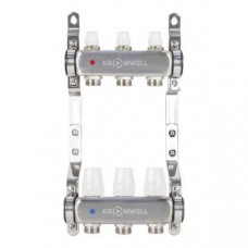 Коллекторный блок Kromwell 1x3/4 EK 3 выхода с термостатическими вставками KW.SM6500635
