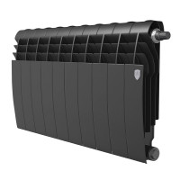 Биметаллический радиатор Royal Thermo BiLiner 350 Noir Sable VR 10 секций нижнее подключение 1506292