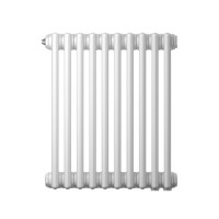 Трубчатый радиатор Zehnder Charleston 3050 28 секций 1/2 нижнее подключение с кронштейнами RAL 9016 1257782