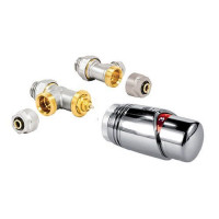 Комплект для подключения конвекторов Jaga Mini Canal set 71 для высот 9, 11 см труба м/п 16/2 COMC0.JH2.DC.2316