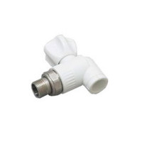 Кран шаровой радиаторный угловой Fusitek PPR 25х3/4 FT07402