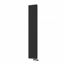 Радиатор стальной KZTO Quadrum 30 V 2 1750-8 8 секций нижнее подключение черный муар QUD30V217508UTRAL1T103S9005 Радиатор стальной KZTO Quadrum 30 V 2 1750-8 8 секций нижнее подключение черный муар QUD30V217508UTRAL1T103S9005