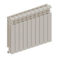 Радиатор биметаллический Rifar Ecobuild 500 10 секций боковое подключение re50010 RAL 9016