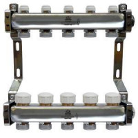 Коллекторный блок Gekon 1x3/4 EK 5 выходов с расходомерами GK 75105