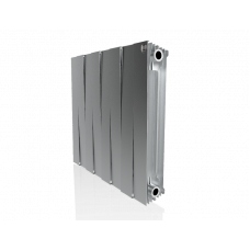 Радиатор биметаллический Royal Thermo PianoForte 500 Silver Satin 8 секций НС-1176341